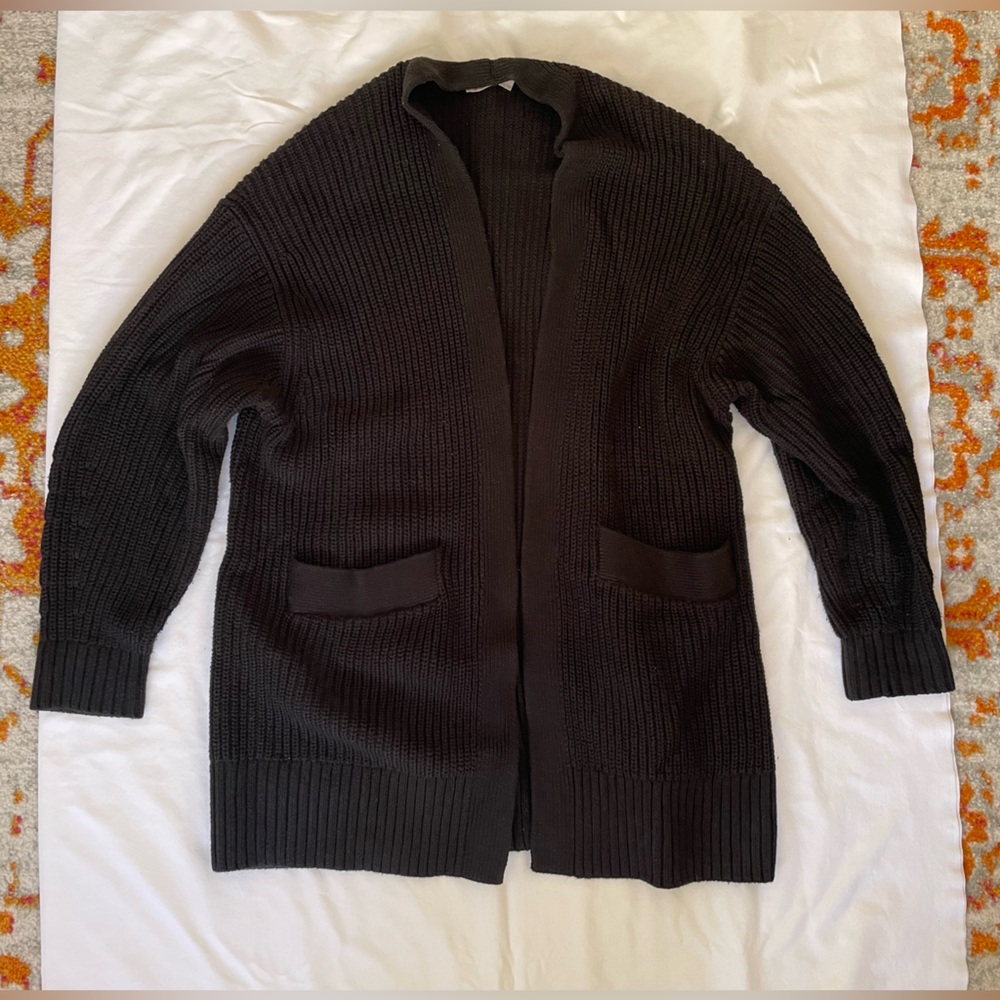 Everlane Black Women’s Cardigan - Oversized